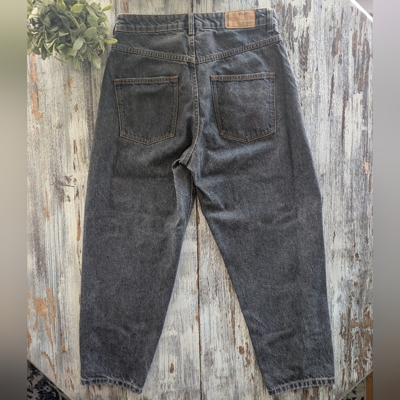 Frank and Oak Linda Balloon Fit Medium Grey Jeans Women's 28 - Picture 9 of 10